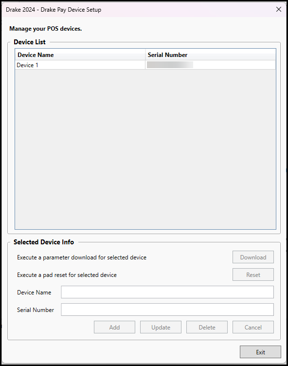 Image showing the Drake Pay Setup window in Drake Tax.